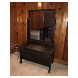 ANTIQUE DRESSER WITH MIRROR