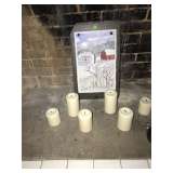 PAINTED SLATE SHINGLE SNOW SCENE