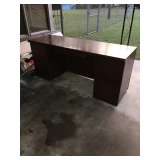 5 DRAWER WOOD DESK