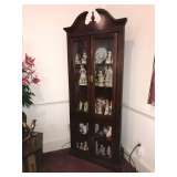 CORNER CURIO CABINET