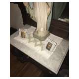 Statue of Mary not for sale.