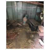 FISHING TACKLE, WOOD BOX