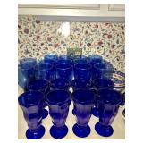 Cobalt Blue Glassware 