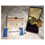 18K SOLID YELLOW GOLD VERGE FUSEE JOHN JOHNSON WATCH MAKER CHARLESTON SC 1763 POCKET WATCH $3,000.0 
