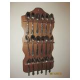 SPOON RACK WITH SPOONS