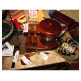 VINTAGE SMOKING PIPES AND TOBACCO CANNISTER