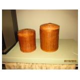 TIGHT WEAVE ROUND BASKETS