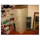 LARGE 4 DRAWER FILE CABINET, VERY CLEAN