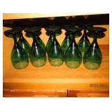 GREEN STEM GLASSES
