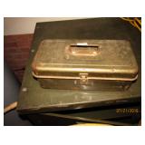 SMALL METAL TOOL OR TACKLE BOX
