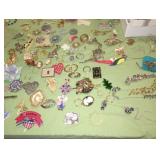 JEWELRY, BROOCHES, PINS, CAMEO, NECKLACES, BRACELETS, EARRINGS, RINGS