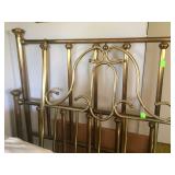 Twin brass bed
