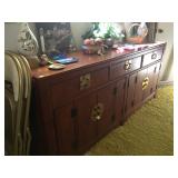 Asian motif buffet
