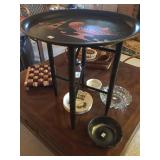 Square coffee table, ashtray colletion