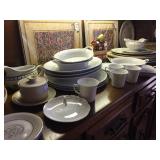 White porcelain dinnerware