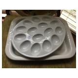 Porcelain egg platter