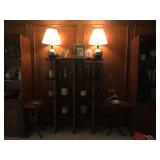 Book case and decoratives