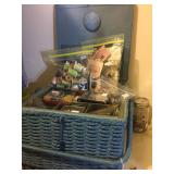 Sewing basket and notions