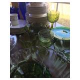 Glass serving pieces