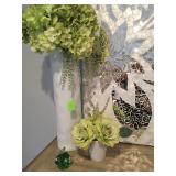 Large white pottery, Mirror mosaic art