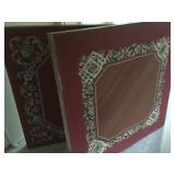 Needle point card tables 