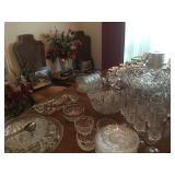 Crystal and Waterford goblets 
