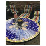 Mosaic garden table 
