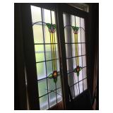 Stain glass doors 