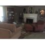 Ethan Allen sofa, decoratives 
