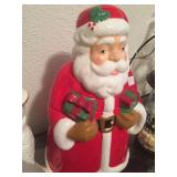 Santa cookie jar