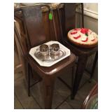 Metal bar stools 