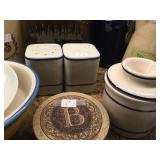 Blue and White pottery