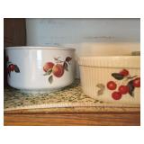 Vintage serving dishes 