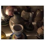 Large collection of vases 