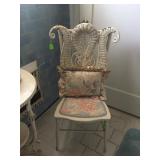 Victorian wicker chair 
