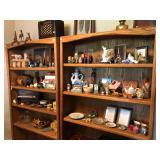 Oak Bookcase with Decoratives 