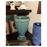 Blue and Turquoise Vases