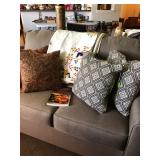 Taupe Love Seat