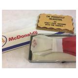 Vintage McDonald Cap, Vintage Razerback Bow Tie 