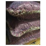 Large Purple Stain Pillows 