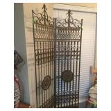 Three Panel Metal Screen 