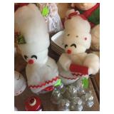 Vintage Mr and Mrs Snowman
