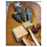 Antique Pewter Ice Cream Moulds 