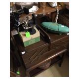Sewing Basket, Singer portable 