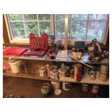 Tools and paints 