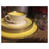 Bone China, by Coalport, made in England, Athlone Yellow 