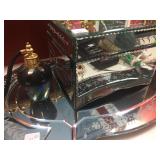 Venetian Mirror Boxes and Tray 