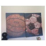 Art Work - Basket Ball, Soccer 