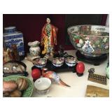 enamel bowl, decoratives