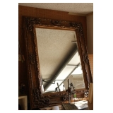 65 x 54 large gilded mirror
